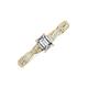 3 - Avril Desire Emerald Cut and Round Lab Grown Diamond Twist Braided Shank Engagement Ring 