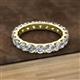 2 - Audrey 3.80 mm Lab Grown Diamond U Prong Eternity Band 