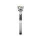 5 - Irina Yellow Sapphire and Lab Grown Diamond Three Stone Engagement Ring 