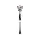 5 - Irina Ruby and Lab Grown Diamond Three Stone Engagement Ring 