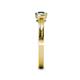 5 - Irina Emerald and Lab Grown Diamond Three Stone Engagement Ring 