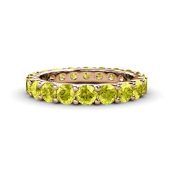 Audrey Yellow Diamond U Prong Eternity Band Yellow Diamond ctw U Prong Womens Eternity Ring Stackable K Rose Gold