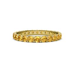 Audrey Citrine U Prong Eternity Band Citrine ctw U Prong Womens Eternity Ring Stackable K Yellow Gold