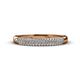 1 - Tiana 1/2 ctw Diamond Micro Pave Set Wedding Band 