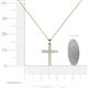 4 - Elihu Petite Diamond Cross Pendant 