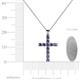 4 - Elihu Iolite Cross Pendant 