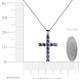 4 - Elihu Iolite Cross Pendant 