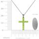 4 - Elihu Peridot Cross Pendant 