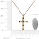 4 - Elihu Citrine and Diamond Cross Pendant 