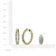 4 - Estella Diamond Hoop Earrings 