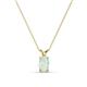 1 - Jassiel 6x4 mm Oval Cut Opal Double Bail Solitaire Pendant Necklace 