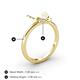 4 - Motyl Bold Round Diamond Butterfly Ring 