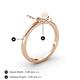 4 - Motyl Bold Round Diamond Butterfly Ring 
