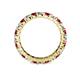 4 - Joyce 3.40 mm Ruby and Lab Grown Diamond Eternity Band 