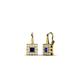 1 - Esme Blue Sapphire Dangling Earrings 