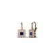 1 - Esme Blue Sapphire Dangling Earrings 