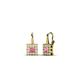 1 - Esme Pink Sapphire Dangling Earrings 