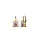 1 - Esme Amethyst Dangling Earrings 