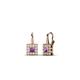 1 - Esme Amethyst Dangling Earrings 