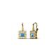 1 - Esme Blue Topaz Dangling Earrings 