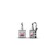 1 - Esme Pink Tourmaline Dangling Earrings 