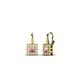 1 - Esme Pink Tourmaline Dangling Earrings 