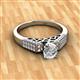 2 - Meira Classic Round Diamond Engagement Ring 