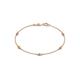 1 - Aizza (5 Stn/2.7mm) Petite Yellow Sapphire and Diamond Station Bracelet 