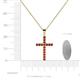 4 - Aja Ruby Cross Pendant 