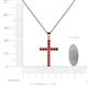 4 - Aja Ruby Cross Pendant 