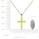 4 - Aja Yellow Sapphire Cross Pendant 