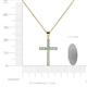 4 - Aja Aquamarine Cross Pendant 