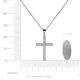 4 - Aja Diamond Cross Pendant 