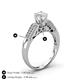 4 - Meira Classic Round Diamond Engagement Ring 