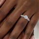 6 - Meira Classic Round Diamond Engagement Ring 