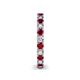 5 - Ellen 2.70 mm Ruby and Diamond Eternity Band 