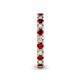 5 - Ellen 2.70 mm Ruby and Diamond Eternity Band 