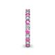 5 - Ellen 2.70 mm Pink Sapphire and Diamond Eternity Band 