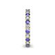 5 - Ellen 2.70 mm Tanzanite and Diamond Eternity Band 