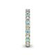 5 - Ellen 2.70 mm Aquamarine and Diamond Eternity Band 