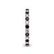 5 - Ellen 2.40 mm Blue Sapphire and Diamond Eternity Band 