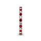 5 - Ellen 2.40 mm Ruby and Diamond Eternity Band 