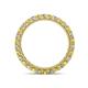 4 - Ellen 2.40 mm Yellow Sapphire and Diamond Eternity Band 