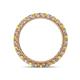 4 - Ellen 2.40 mm Yellow Sapphire and Diamond Eternity Band 