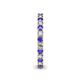 5 - Ellen 2.40 mm Tanzanite and Diamond Eternity Band 