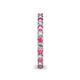 5 - Ellen 2.40 mm Pink Tourmaline and Diamond Eternity Band 