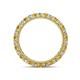 4 - Ellen 2.40 mm Citrine and Diamond Eternity Band 