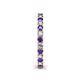 5 - Ellen 2.40 mm Iolite and Diamond Eternity Band 