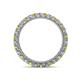 4 - Ellen 2.40 mm Yellow and White Diamond Eternity Band 