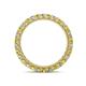 4 - Ellen 2.40 mm Yellow and White Diamond Eternity Band 